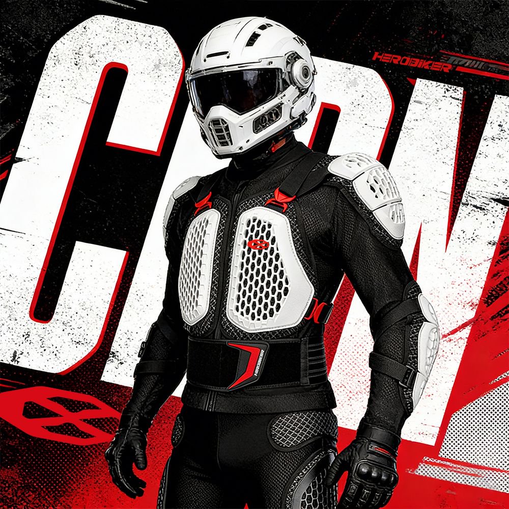 Motorcycle Gear For Men - Kurtka motocyklowa męska, kurtka motocyklistyczna z