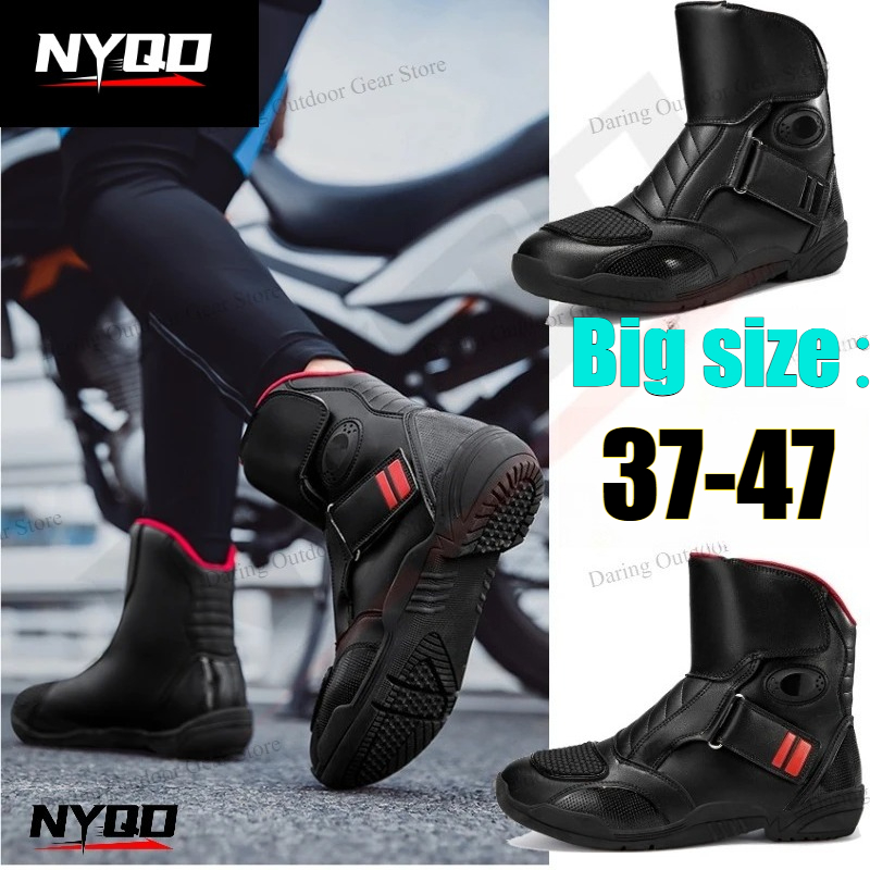 Motorcycle Gear Plus Size Women - Buty motocyklowe męskie damskie, wodoodporne, wyścigowe,