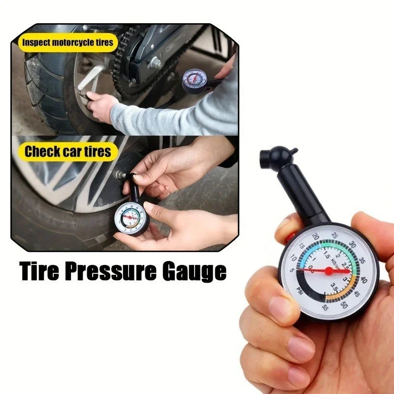 Tyre Pressure Gauge - Precyzyjny miernik ciśnienia w oponach samochodowych,
