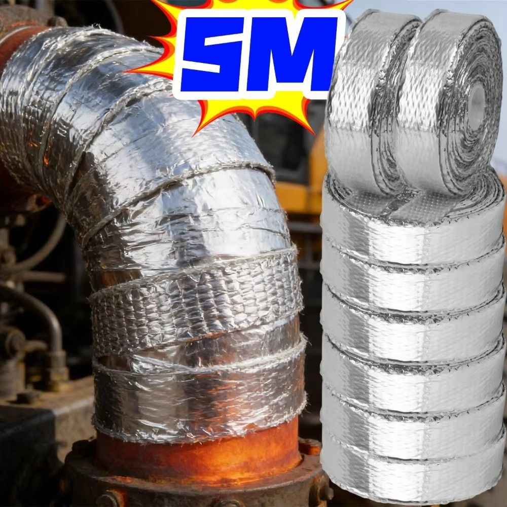 Exhaust Wrap Titanium - Taśma termoizolacyjna do rur wydechowych 5M,