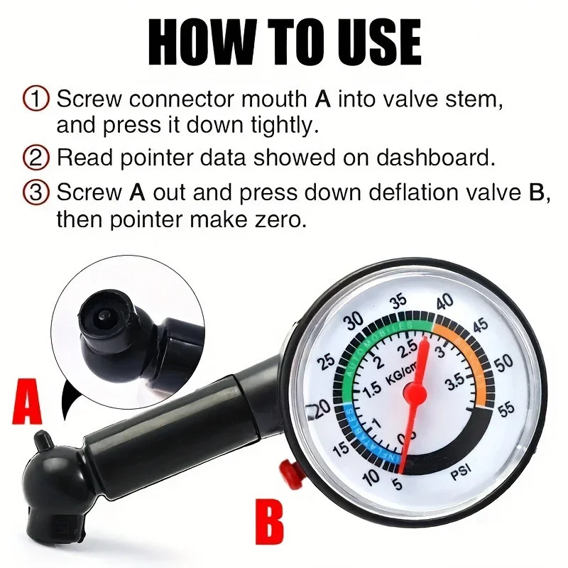 Precyzyjny miernik ciśnienia w – Tyre Pressure Gauge recenzja i cena
