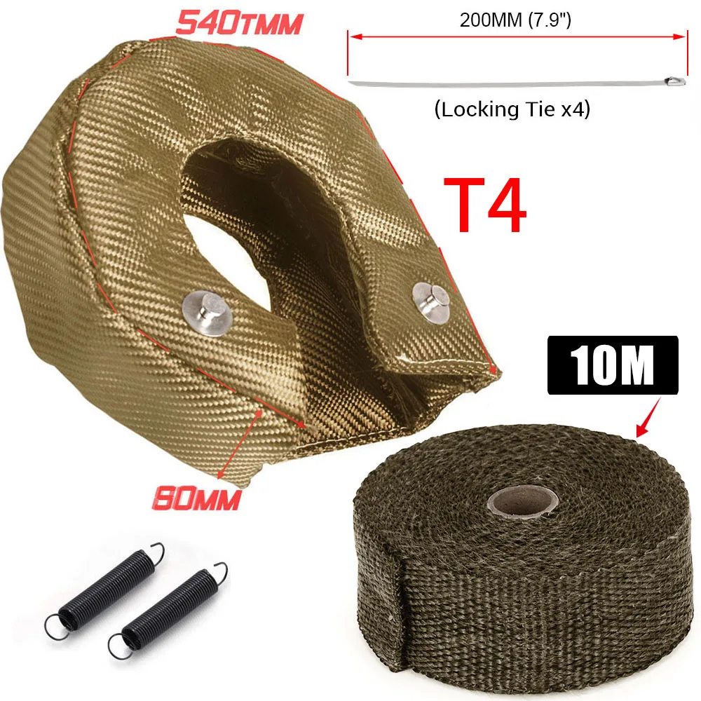 T25 T3 T4 T6 Tytanowy koc term – Exhaust Wrap Titanium recenzja i cena