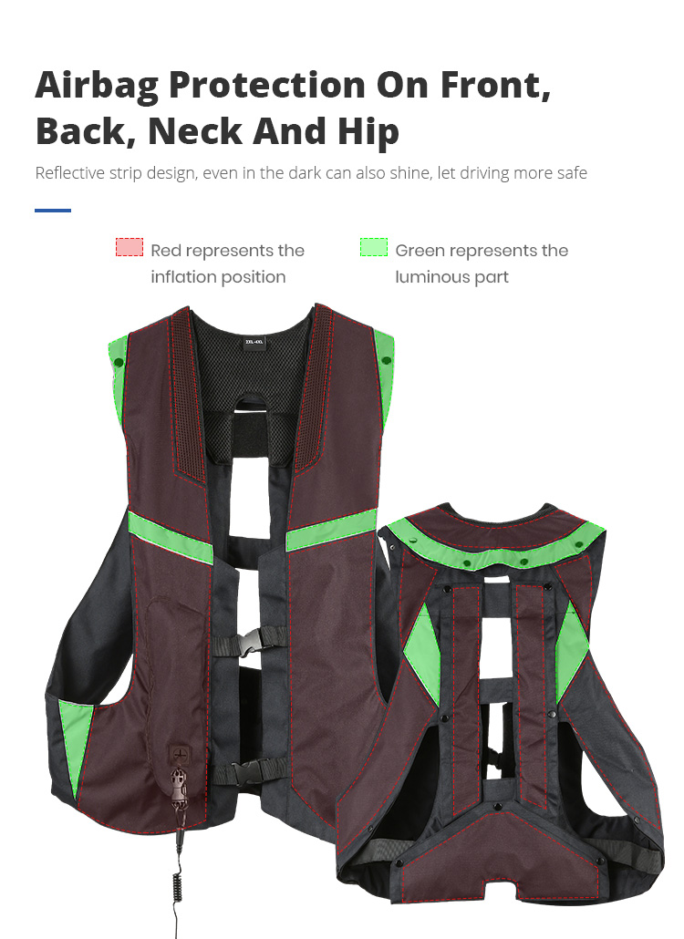 Regulowana kamizelka motocyklo – Motorcycle Gear With Airbag recenzja i cena