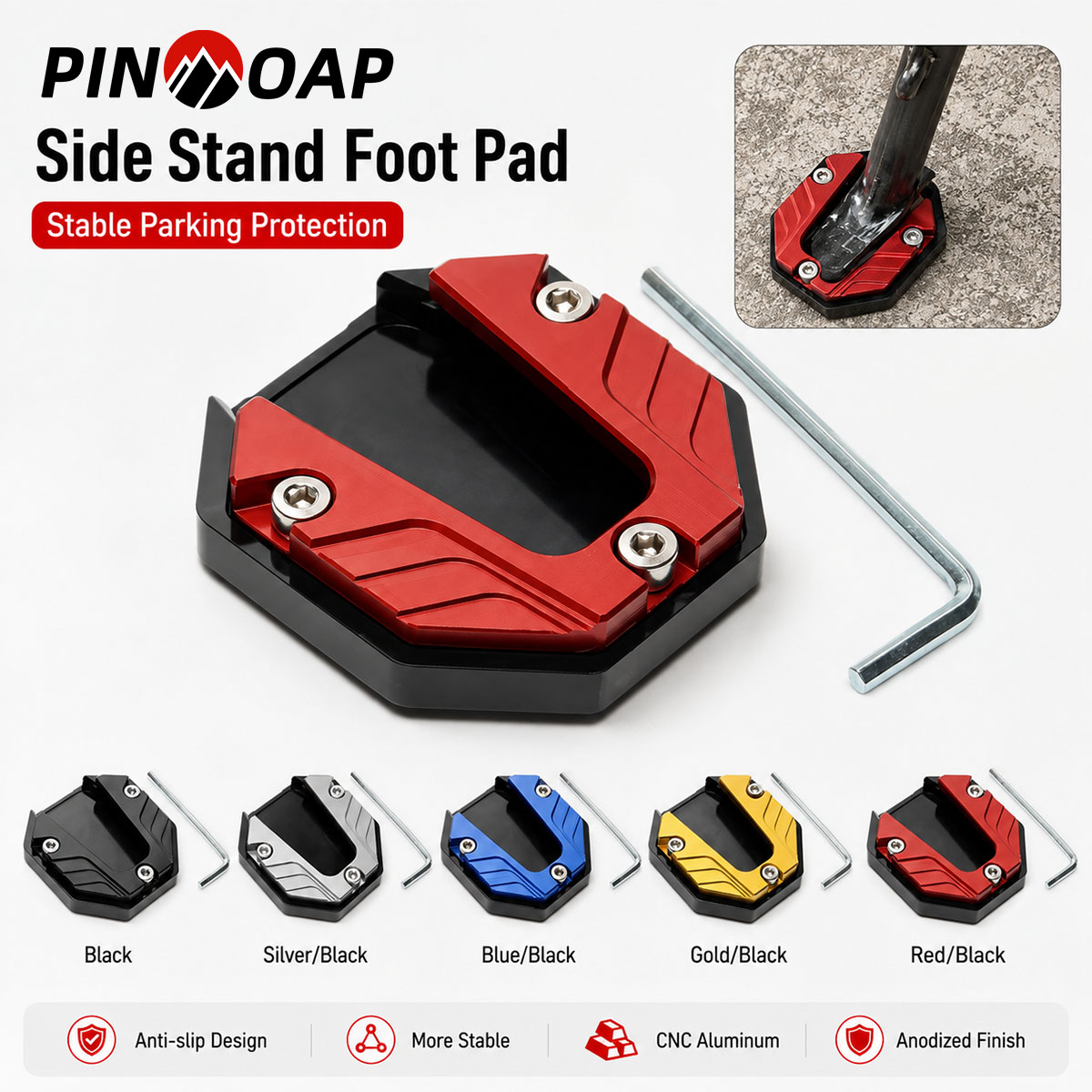 PINMOAP 1 szt. Podkładka przed – Motorcycle Gear Holder recenzja i cena