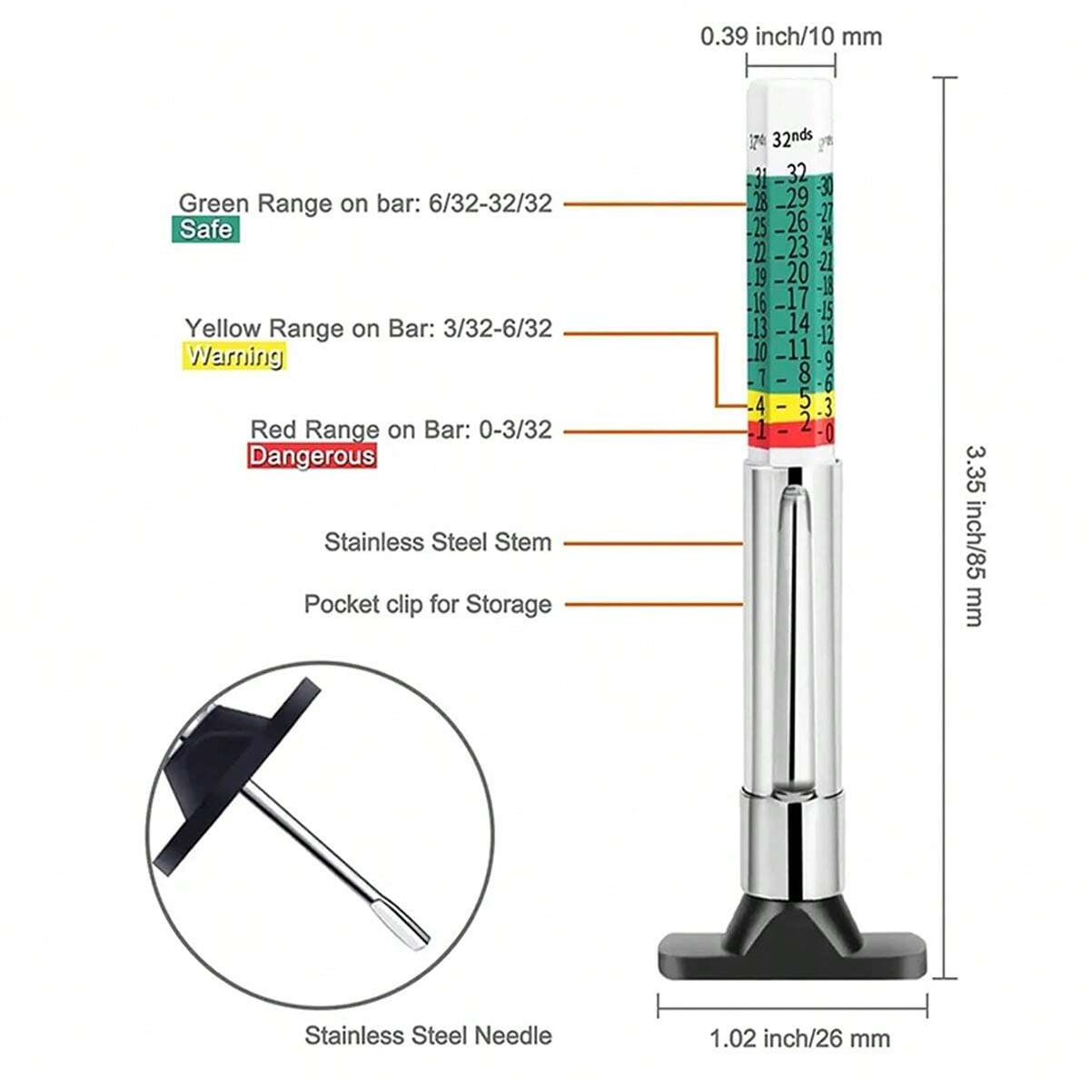 Miernik głębokości bieżnika op – Tyre Pressure Gauge recenzja i cena