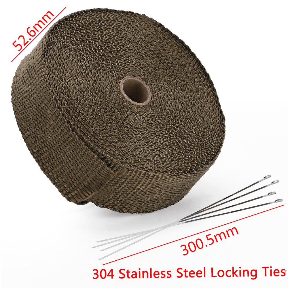 WLR RACING - 15M Premium Owijk – Exhaust Wrap Titanium recenzja i cena