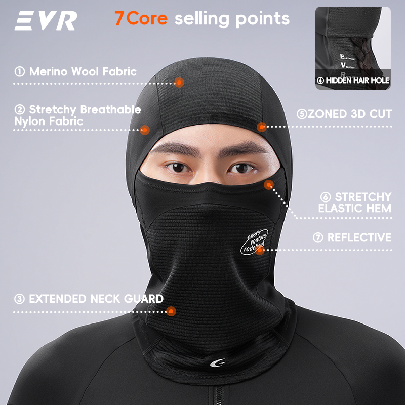 Zimowa wełniana maska na twarz – Motorcycle Gear For Men recenzja i cena