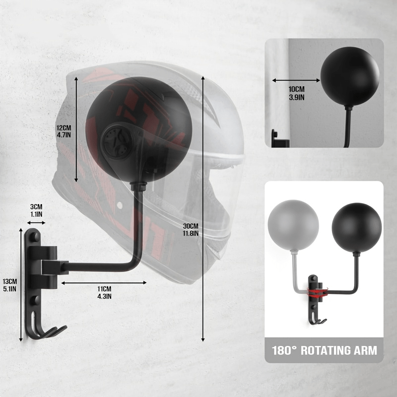 Wieszak na kask ze stopu alumi – Motorcycle Gear Holder recenzja i cena